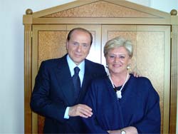Silvio Berlusconi e Sig.ra Rebuzzi